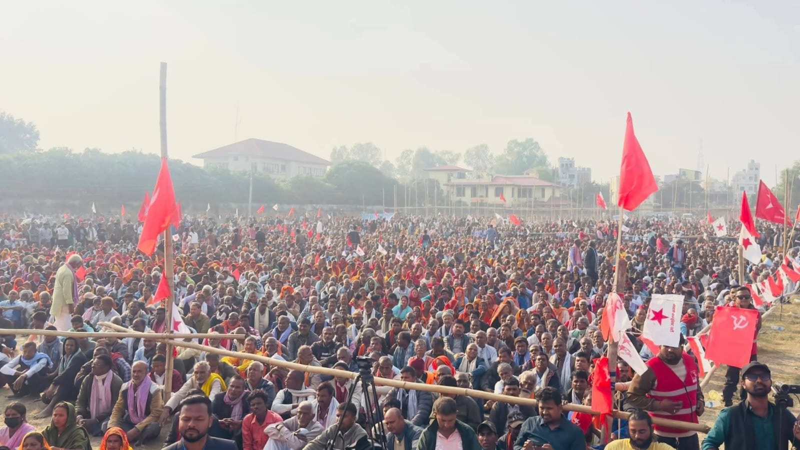 जनकपुरमा नेकपाको मधेस प्रदेशस्तरीय एकता सन्देश सभा 